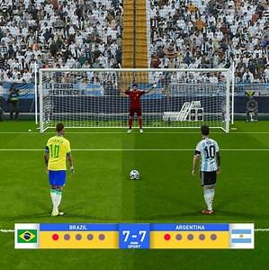 Brazil 🇧🇷 vs 🇦🇷 Argentina - World Cup 2022 - Neymar vs Messi - Penalty Shootout Download OneFootball for FREE: https://onefootball.link/3SLe9zy | Hassan360