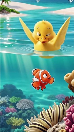 Duck and Nemo funny #duck #fish #funny #funnyshorts