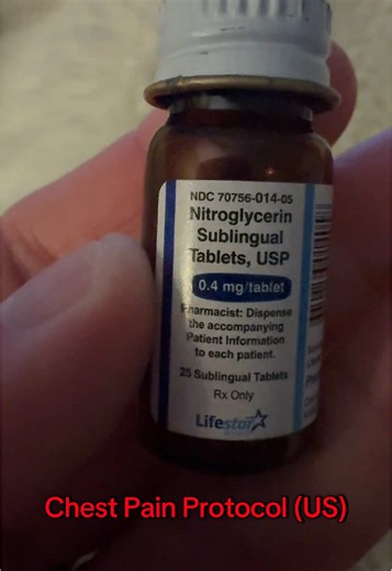I have a chronic heart condition called INOCA - specifically, coronary #vasospasm. My heart #arteries like to randomly (and sometimes not so randomly) vasoconstrict (clamp shut) and stop the blood from getting to my heart muscle. As a result I have to carry nitroglycerin with me EVERYWHERE. So, what do I do when I have an episode of #ChestPain? This is good info for everyone in case you ever come across anyone who's having chest pain who has #nitro. It's literally #lifesaving for me (it's alread