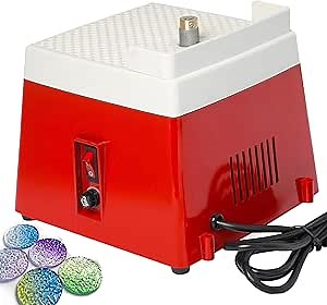 Glass Grinder for Stained Glass, Mini Portable Stained Grinder Tool with 5/8" Grinder Bits, for Glass Processing Arts and Decoration, Glass Grinder Machine