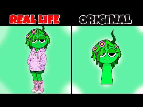 Sprunki Vineria 🩷 | Original vs Real Life