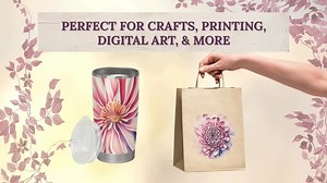 10 Transparent Flower Clipart | PNG & SVG Digital Downloads | Floral Graphics for Crafts and Design - Etsy