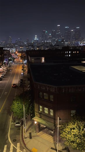 Nighttime views in LA #laviews #trespassive #fyp #larooftop #city