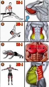 🔥 4 Best Home Workouts for Abs, Chest & Arms | No Equipment Full Body Workout 💪