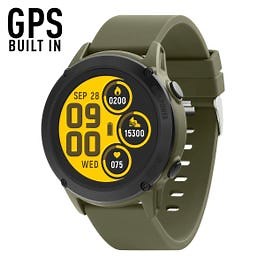 Reflex Active Series 18 Khaki Smart Watch With Built-In GPS and Full Colour Touch Screen
