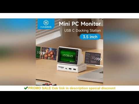 Hagibis 3.5inch IPS Mini Screen AIDA64 Mini PC CPU RAM HDD Data Monitor Display Sub Screen with USB