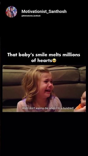 She Didn't Want Her Baby Brother To Grow Up ❤️ |#shorts #viral