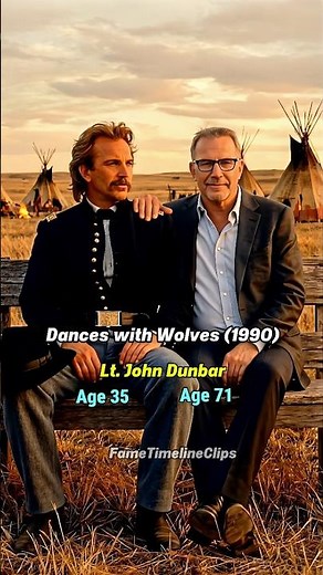 Dances with Wolves (1990) : Cast Then and Now 🐺🦬