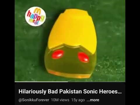 YouTube's incredible AI dub of the Pakistan Sonic Happy Meal commercial