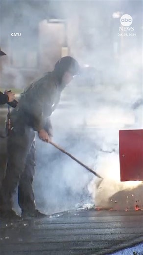 A ballot box in Vancouver, Washington, was set ablaze, damaging some of the ballots inside, police said. The extent of the damage remains unclear. The FBI said it is investigating the incident. A second act of arson also set fire to a ballot box in Portland, Oregon. There is no indication the two incidents are connected. Read more: https://abcnews.visitlink.me/kwGRrm | ABC News