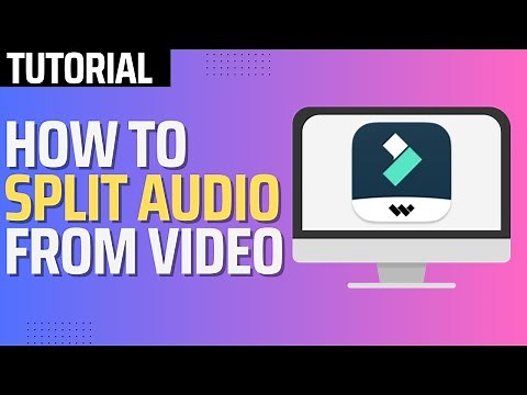 How To Split Audio From Video in Filmora