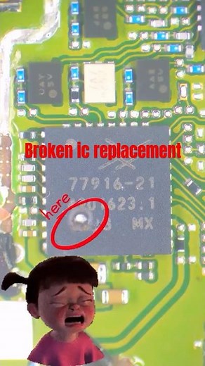 2G/3G Network Problem Solved! Broken IC Replacement #repair #smartphone #fix #shorts