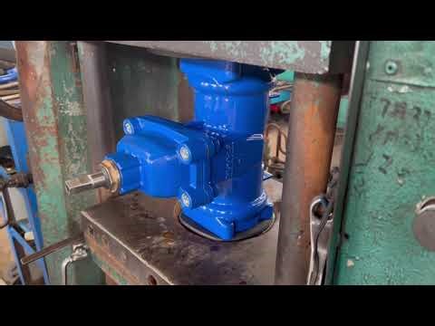 shell pressure test for gate valve for HDPE pipe