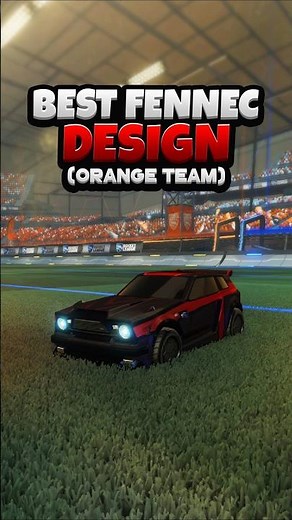 Fennec Design (Orange Team) #39 #RocketLeague #RocketLeaguePresets #RocketLeagueDesigns