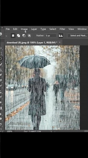 How to Add Rain in Photoshop in Seconds!