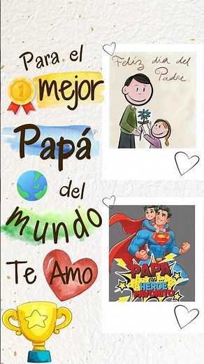 Feliz día del padre 🎉 a todos los papás
