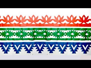 Get Creative with Paper Cutting: Step by Step Border Design Tutorial #paper_dezine