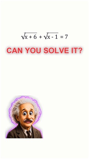 Can You Solve This Radical Equation Without Squaring Twice?