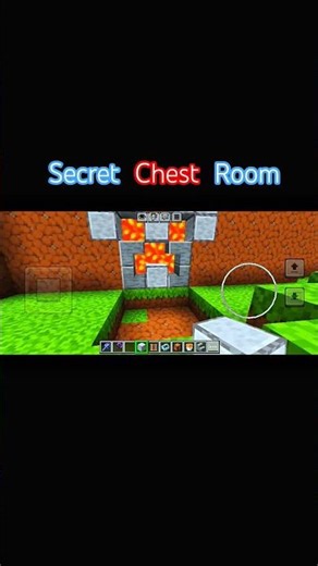 minecraft secret chest room🤯#mincraft #gameplay #otakuGamer