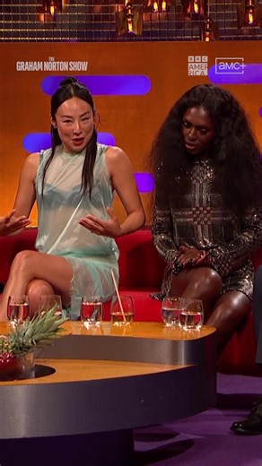 Congrats on the abs, Greta Lee! Sorry you didn't get a chance to show them off more. #TheGrahamNortonShow | BBC America