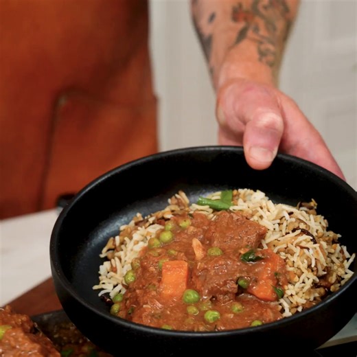 1.8K views · 15 reactions | Slow Cooked Bazella (bah-ZEH-lah), a Lebanese Pea Stew. Tender meat and vegetables simmer in a rich tomato sauce, thickened with potatoes until everything melts together. Hearty, comforting, and full of homely flavour…this is like a big hug in a bowl.  Add this easy dinner to the menu tonight. Find the recipe in our NEW SkinnyMediterranean cookbook - comment SHOPNOW to checkout our best-selling cookbooks. | Nikalene Riddle | Facebook