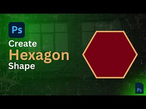 How To CREATE HEXAGON shapes In Photoshop #photoshop #photoshoptutorial #easy #short
