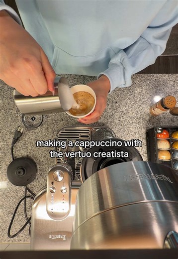 How to Make a Cappuccino with the Nespresso Vertuo Creatista