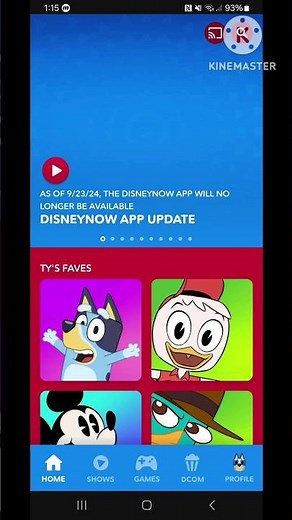 My Reaction to DisneyNow app is shutting down on September 23, 2024