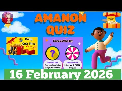 Amazon Funzone Coins Quiz Answer Today I Funzone Carnival Quiz Answer Today, 16 February 2026