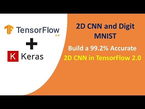 TensorFlow 2.0 Tutorial for Beginners 9 - Build an Accurate 2D CNN for MNIST Digit Recognition