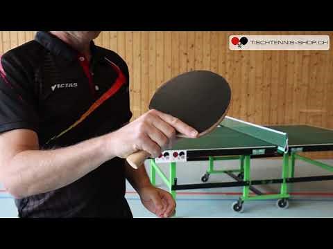 Tischtennis Schlägerhaltung & Grundstellung am Tischtennistisch