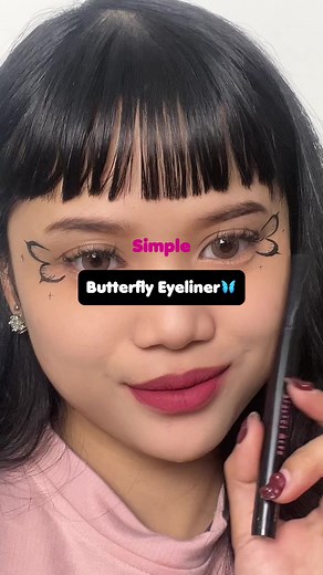 Simple Butterfly Eyeliner Tutorial with Mizzu Eyeliner