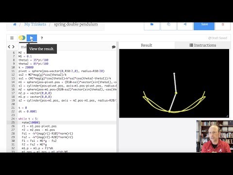 How to Cheat the Double Pendulum Using Springs Instead of Strings