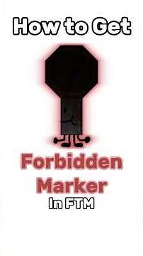 How to Get Forbidden Marker in Roblox Find The Markers! #roblox #findthemarkers #forbidden