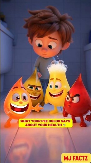 What Your Pee Color Says About Your Health 😨 (Watch Before It’s Late) #educational #shorts