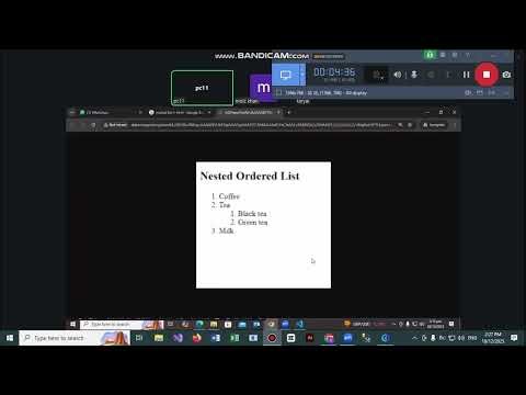 2 Html Lecture List and Image