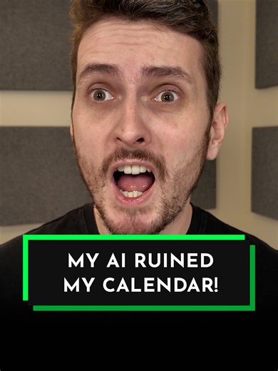 My AI Wrecked My Calendar! #freelancer #freelancelife #webdesign #aiassistant #generativeai