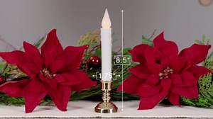 Northlight LED Lighted Window Candle with Automatic Timer - 8.5"