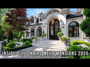 Inside Billionaire Mega Mansions 2025: Smart Features & Timeless Elegance Revealed