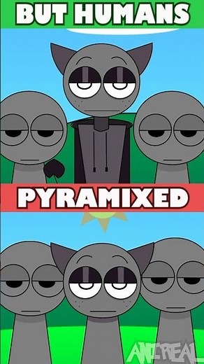 Incredibox Sprunki Pyramixed VS Pyramixed But Humans *HAPPY VERSION*