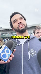 Caleb Williams got to see movie Denzel Washington in real life 🎥🍿 #CalebWilliams #denzelwashington #ChicagoBears #NFLDraft | Whistle Sports