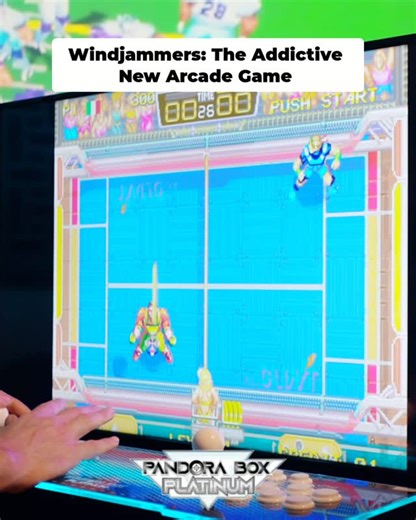 Pandora Arcade Platinum on Instagram: "Windjammers on Pandora Box Platinum! Addictive gameplay, tournament-worthy. Get yours today! #Windjammers #ArcadeGames #PandoraBox #RetroGaming #HomeArcade"