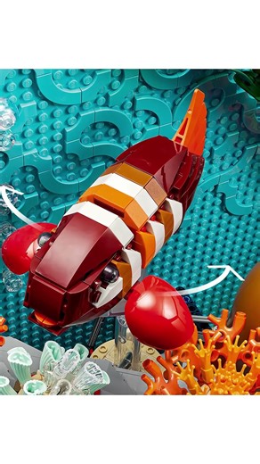 500 DOLLAR LEGO FISH TANK! #lego #legofishtank #legoicons