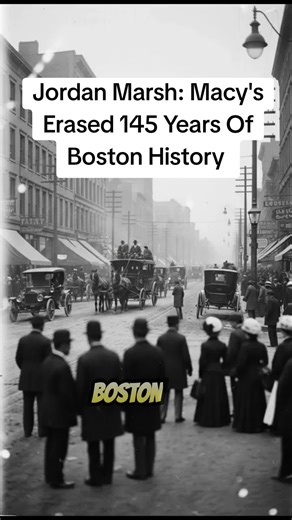 Jordan Marsh: Macy's Erased 145 Years Of Boston History Jordan Marsh operated in Boston from 1851 to 1996. Created Christmas window displays, legendary blueberry muffins, defined holiday shopping for 145 years. Macy's bought and erased it overnight in 1996. Boston protested. Macy's didn't care. This is corporate consolidation destroying regional identity. #JordanMarsh #Boston #Macys #Christmas #DepartmentStores Jordan Marsh Boston, Jordan Marsh blueberry muffins, Macy's acquisition, Downtown Cro