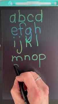 Écrire les lettres de l’alphabet en script! 💖☀️