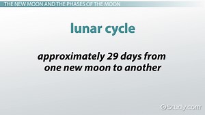 New Moon | Definition, Cycle & Facts - Video | Study.com