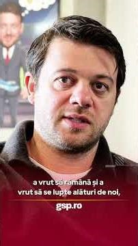 Rapid set a new clause for Andrei Borza: "I hope he doesn't see his contract through to the end"