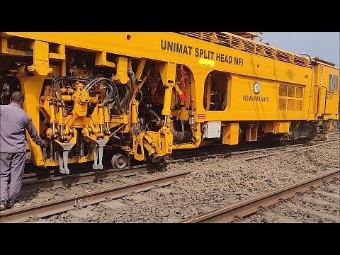 How to work MFI, How to work UNIMAT ,Plasser India, Track machine,Indian Railway machine.