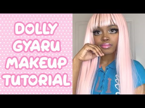 ♡ dolly gyaru makeup tutorial ♡ kawaii cutecore