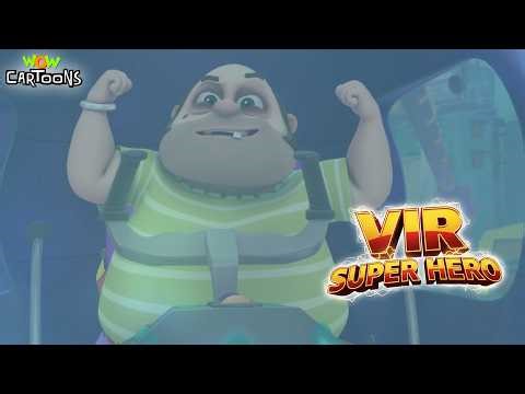 Vir The Robot Boy : Robo Vir Ne Kiya Timbak Par Hamala Vir Super Hero Compilation 3DAnimated Cartoon